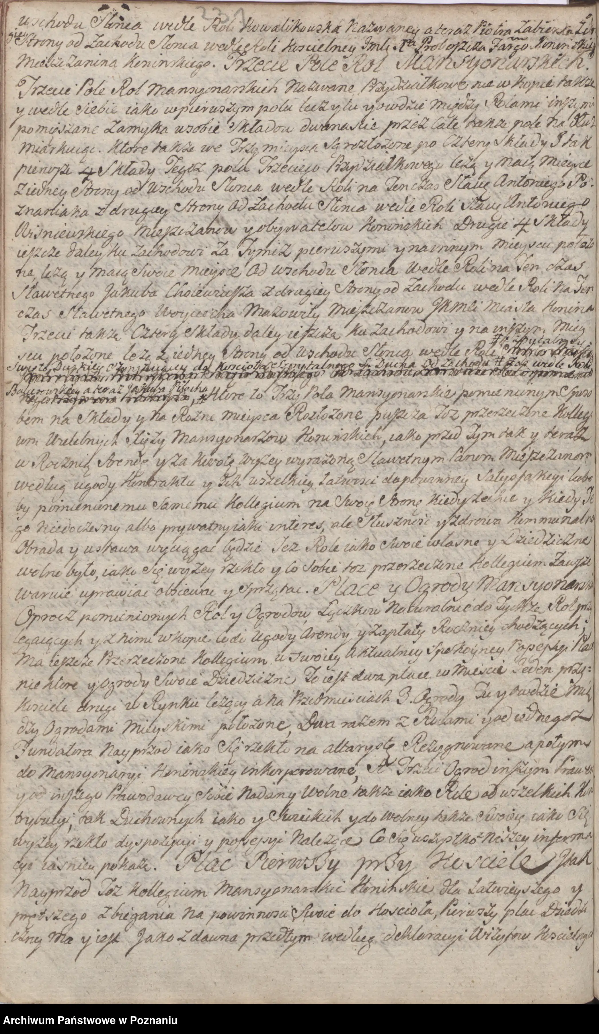 Archiwum Państwowe w Poznaniu, Akta miasta Konin, sygn. I/8, s. 231