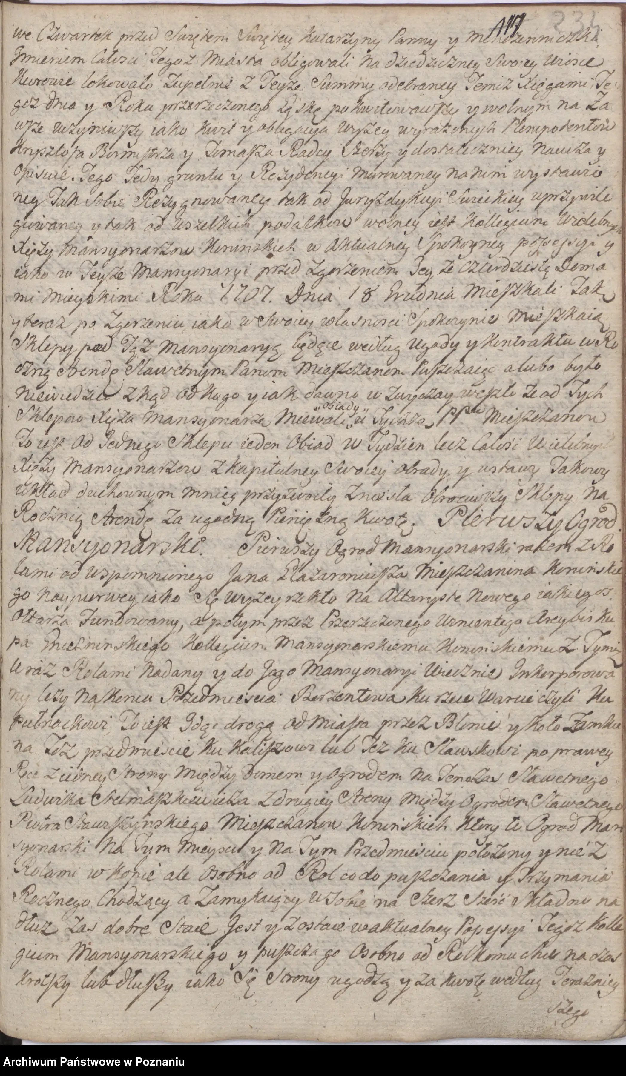 Archiwum Państwowe w Poznaniu, Akta miasta Konin, sygn. I/8, s. 234